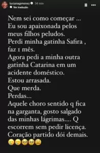 Foto: Reprodução / Instagram @lucianagimenez