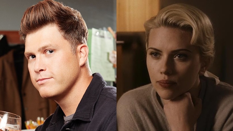 Colin Jost e Scarlett Johansson - Foto: Reprodução / Instagram @colinjost / IMDb