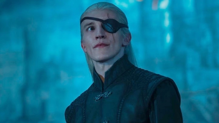 Ewan Mitchell como Aemond Targaryen em 'A Casa do Dragão" - Foto: Reprodução / HBO / Instagram @ewanmitchellig