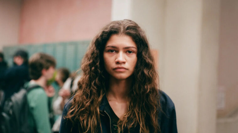 Zendaya em cena de "Euphoria" - Foto: HBO