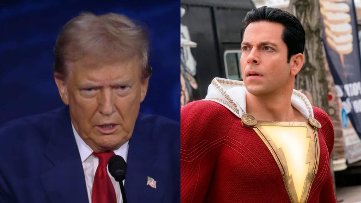 Zachary Levi, o Shazam, apoia formalmente Donald Trump para a presidência dos EUA