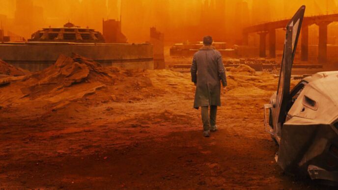 Cena de Blade Runner 2049 plagiada por Elon Musk - Foto: Warner Bros.