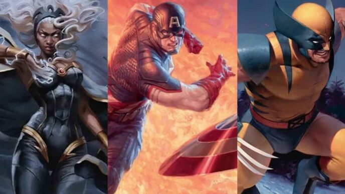 Os melhores cards lendários do Secret Lair da Marvel em Magic: The Gathering