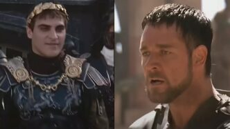 Russell Crowe critica Joaquin Phoenix por comportamento "pouco profissional" em Gladiador