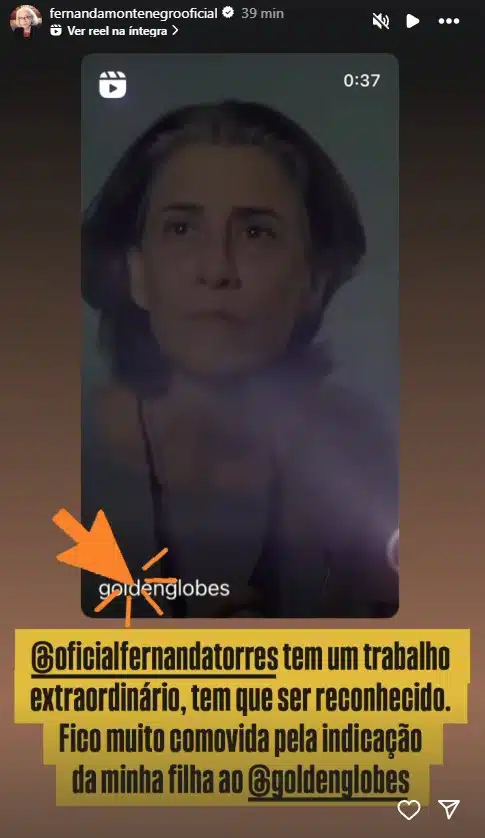 Foto: Reprodução / Instagram @fernandamontenegrooficial