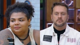 Flora e Albert em A Fazenda 16 - Foto: Reprodução / Instagram @floracruzoficial @albertbressan / Record
