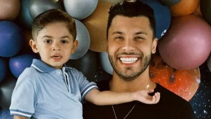 Murilo Huff exibe talento musical do filho, Leo, e web reage: "Veio no DNA"