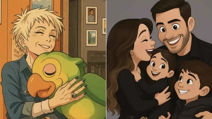 Famosos aderem à trend de versões em anime com IA; veja