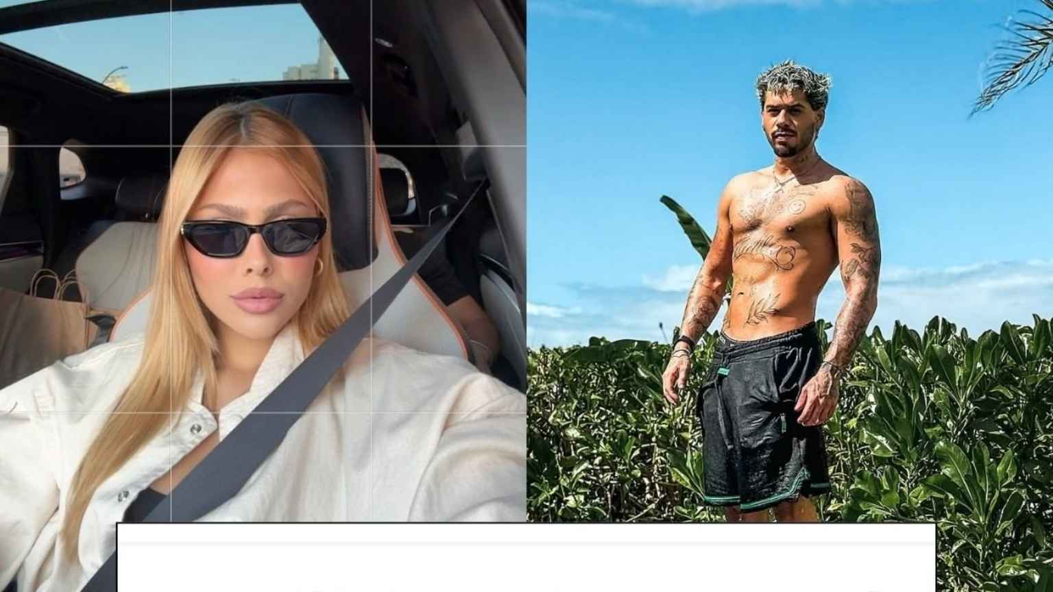 Zé Felipe vive suposto affair com ex do irmão; influenciadora fecha comentários