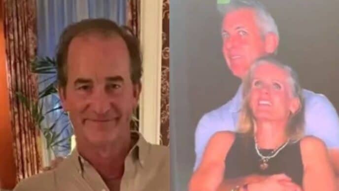 Marido de mulher da 'câmera do beijo' do Coldplay quebra o silêncio